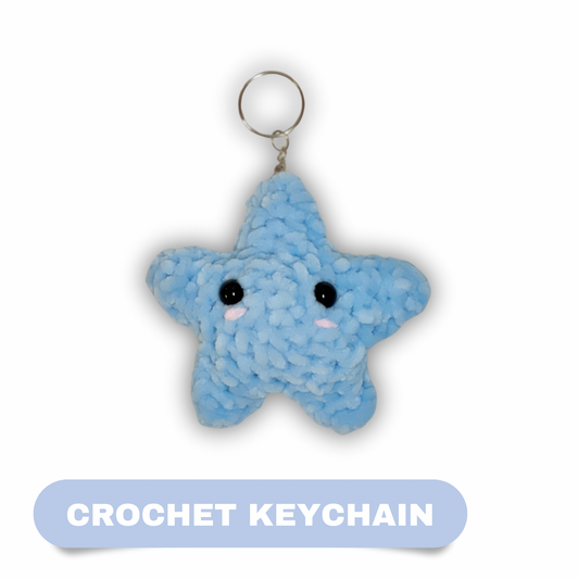 Crochet Star Keychain