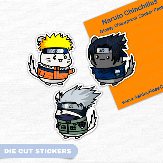 Shinobi Chinchilla Sticker Pack