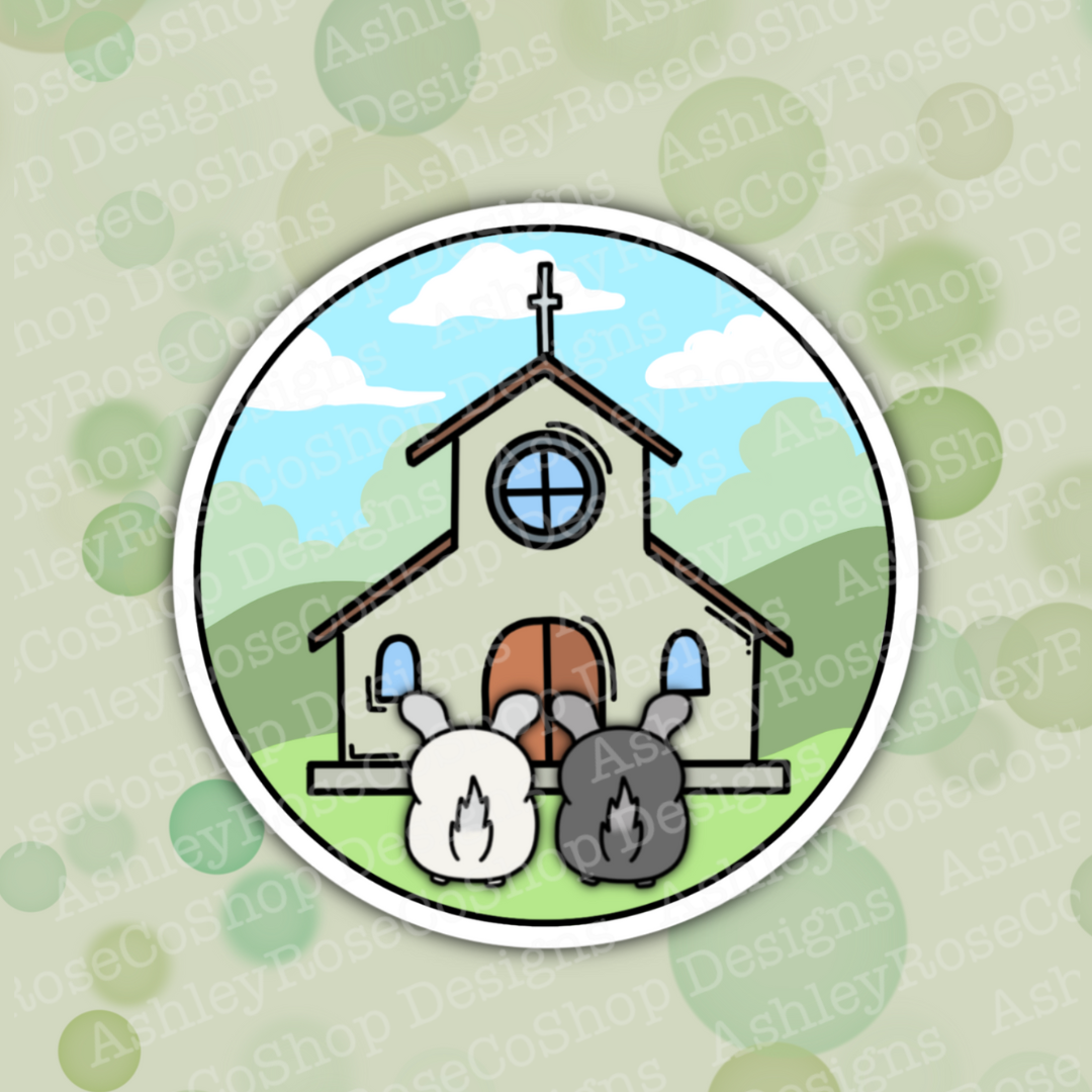 Church Chinchilla Sticker Pack