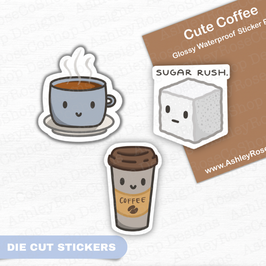 Cute Coffee Sticker Pack