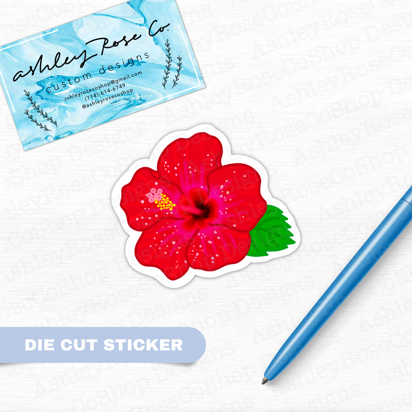 Hibiscus Sticker