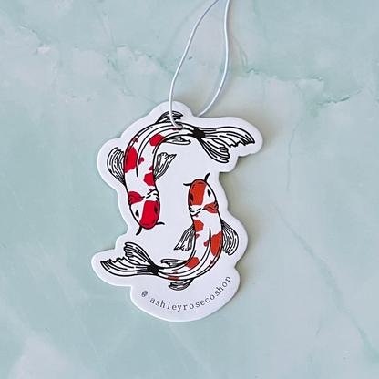 Koi Fish (Red/ Orange) Hanging Air Freshener