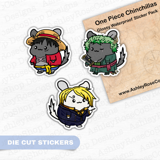 Pirate Chinchillas Sticker Pack